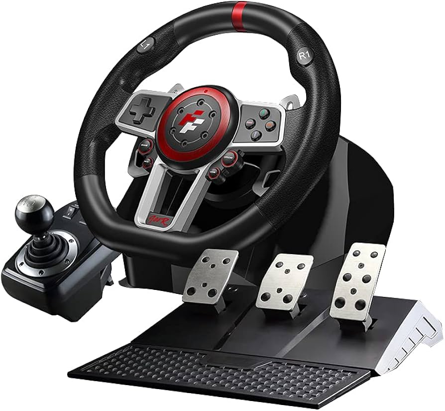 FlashFire SUZUKA 900R Racing Wheel Set with Clutch for PS3,PS4,Xbox,Switch