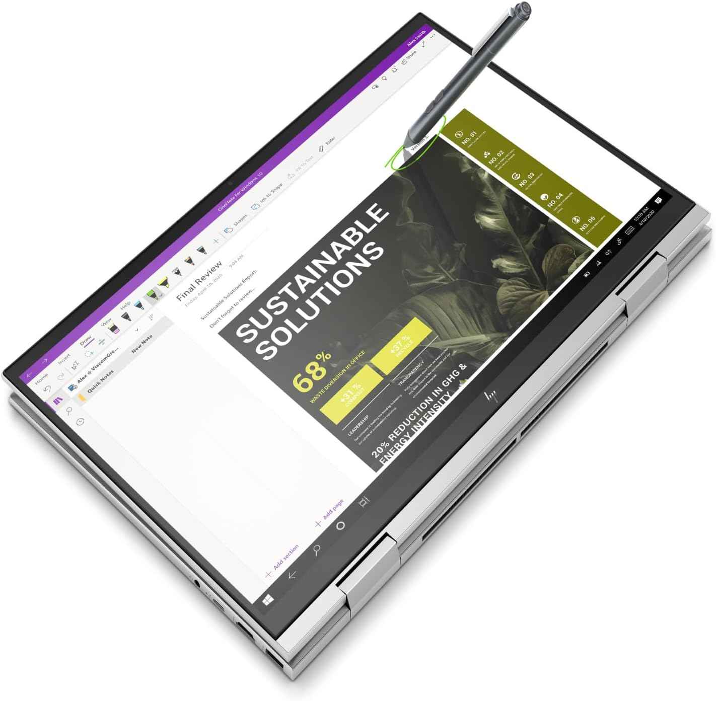 Genuine HP Stylus Pen, Compatible with Any Pen-Enabled HP Device, Envy x360/Pavilion x360/Spectre x360