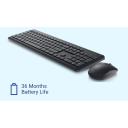 Dell Combo Mouse+Keyboard Wireless 3322W NEW with FREE CompuMe MOUSE PAD