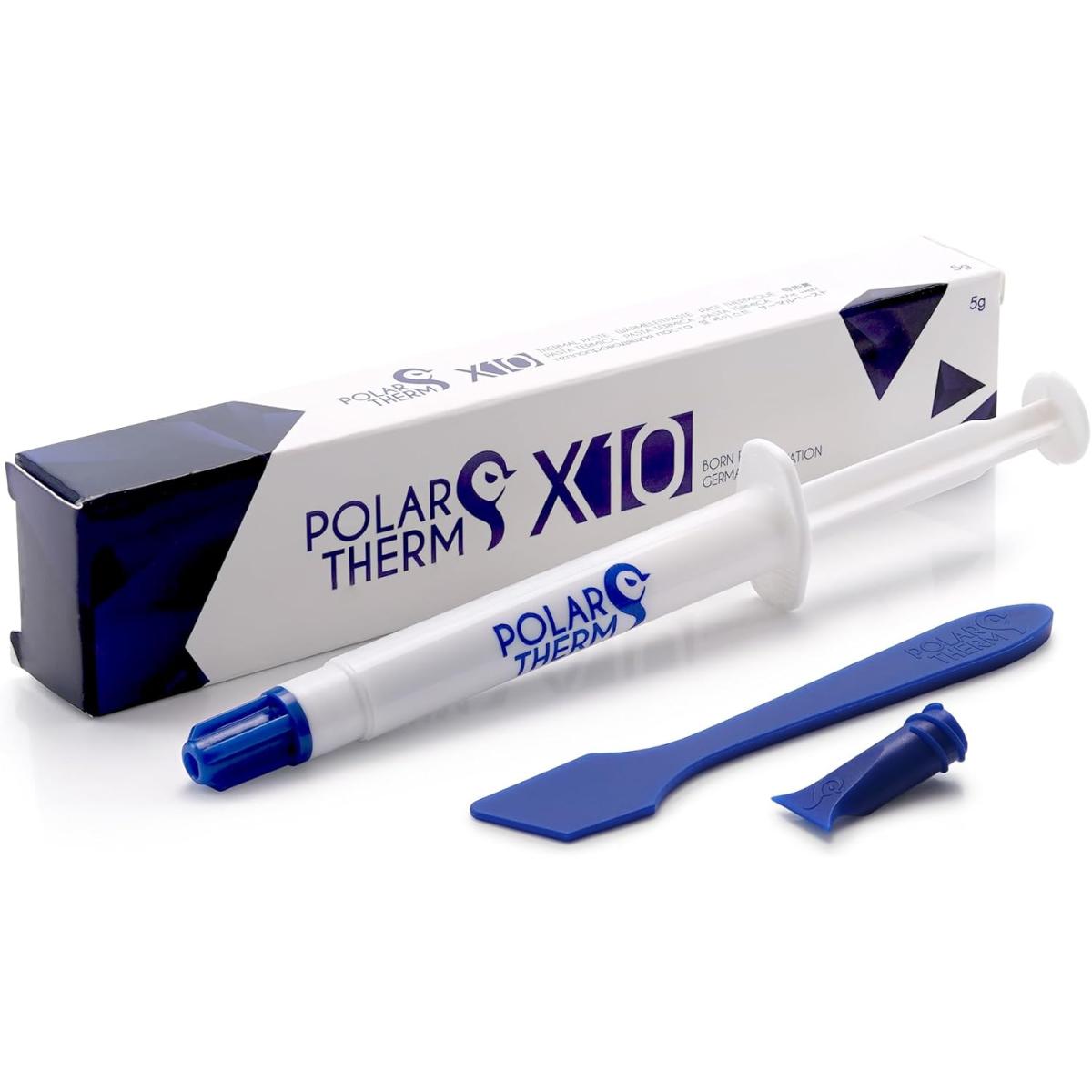 Polartherm X10 By Thermal Grizzly (5g) Extreme Performance Thermal Past For CPU & GPU, Non-Conductive Thermal Grease | Polartherm X10 5g |