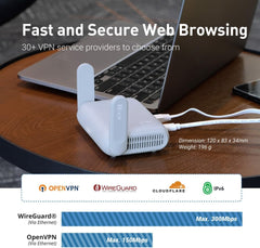 GL-MT3000 (Beryl AX) Pocket-Sized Wi-Fi 6 Wireless Travel Gigabit Router & GL.iNet GL-MT6000 (Flint 2) WiFi 6 Router