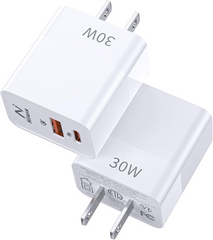 VFAN 2ports Fast Charger E11 30W USB-C - Lightning