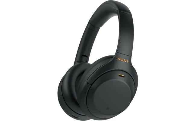 Sony WH-1000XM4 LightWeight & Comfortable Wireless Noise Canceling Headphones, HD Noise Cancelling Processor QN1, Soft Fit Synthetic Leather, With 5 Microphones, Up To 30-Hour Battery Life - Black