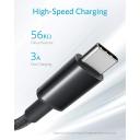 Anker USB-C to USB A 3.0 cable (6ft/1.8m), High Durability Type C Braided Charging Cable Compatible with All Android Devices And More - 18 Month Warranty