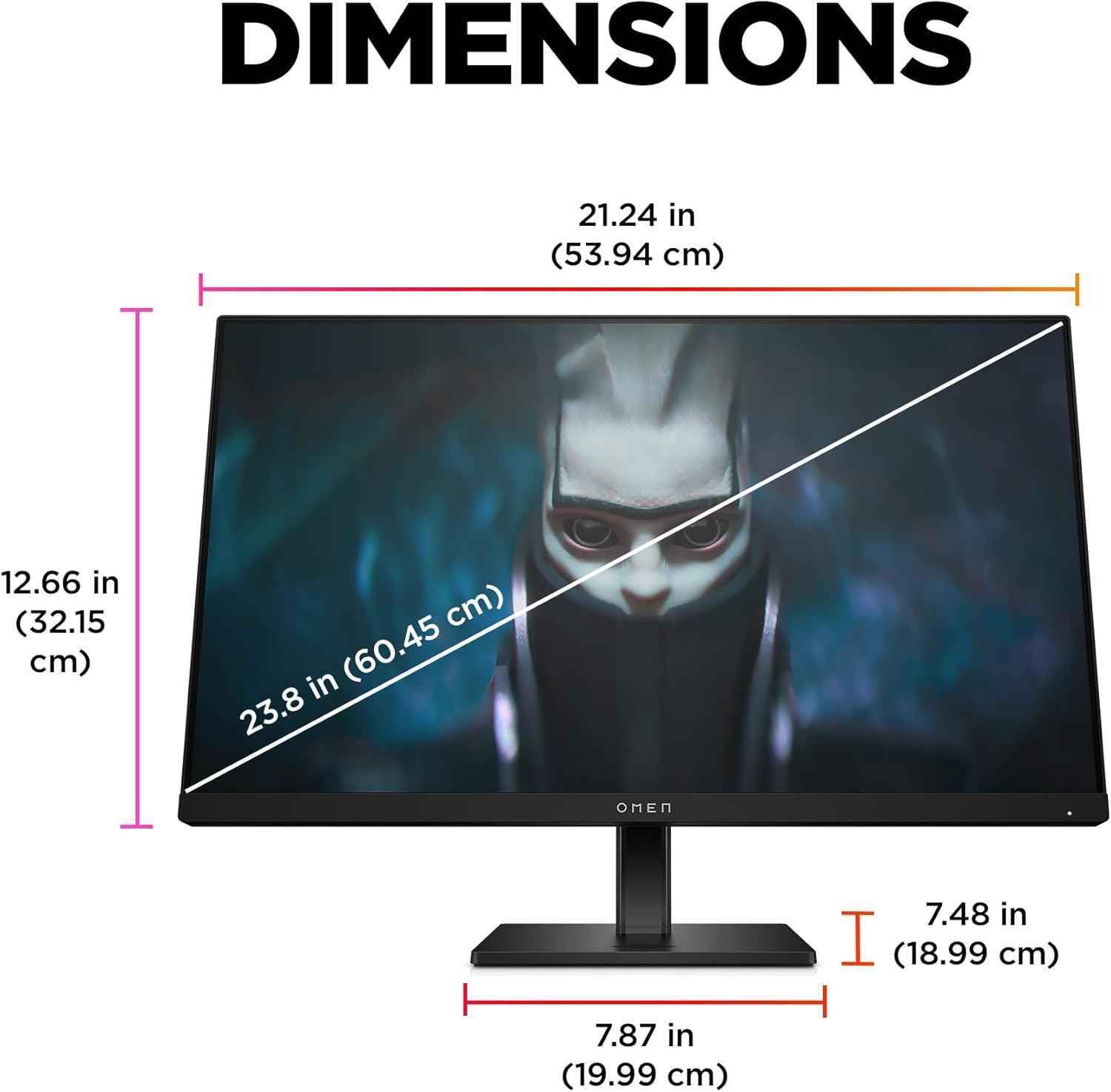 OMEN FHD 165Hz monitor for display setup