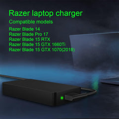 Replacement for 230W Razer Blade Charger,Razer Blade 14 RTX3060 RTX3070 RTX3080，17 RTX2060 RTX2070 RTX2080，15 Model GTX1060 GTX1070 RTX AC Adapter Power Supply