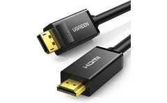 UGREEN 3M Displayport Male to HDMI Male Cable 4K UHD Uni-Directional 1080P Video For HDTV Monitor Projector PC (10203)