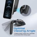 Promate Car Phone Holder, Magnetic Stick-On Dashboard Mobile Mount with 360 Degree Cradle-Free Design, Anti-Slip Grip and Magnetic Ring