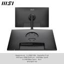 MSI Modern MD272UPHG 27" UHD Pro Office Monitor - 3840 x 2160 IPS Panel, 60Hz, Eye-Caring Screen, VESA Mallable, 4-Way Adjustable - HDMI 2.0b, DisplayPort 1.4a, Type-C, USB-B, USB-A - 2 Years Warranty