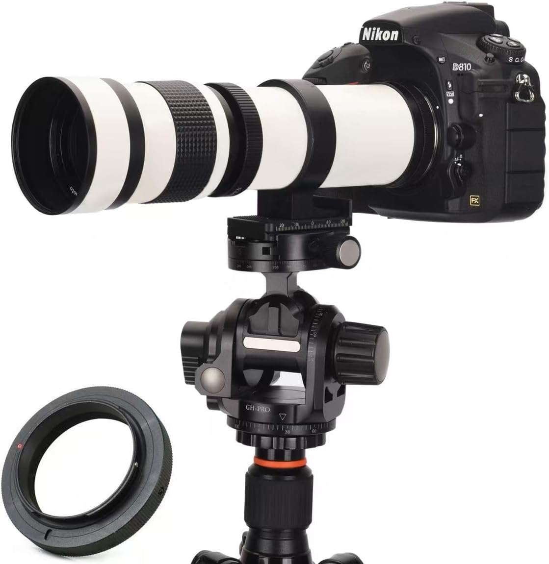 Telephoto Lens for Canon -JINTU EF Mount 420-800mm Manual Focus MF Zoom Lens for Canon EOS Rebel T8i/850D T7i/800D T7/2000D T6/1300D T6s/760D T6i/750D T5i/700D T5/1200D T4i/650D T3i/600D T3/1100D