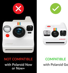 Go Color Film, 32 Mini Photos, 2 Double Packs, Compatible with Polaroid Go Camera, Instant Color Film for Instant Camera, with a Cleaning Cloth
