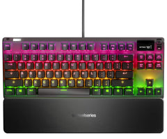 SteelSeries Apex 7 TKL - Mechanical Gaming Keyboard - OLED Display - Brown Switches - American (QWERTY) Layout