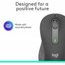 Logitech Left Handed Wireless Mouse Signature M650 L Full Size - 2 Year Battery, Silent Clicks, Customizable Buttons, Bluetooth, PC/Mac/Chromebook - Graphite, Large