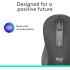 Logitech Wireless Mouse Signature M650l, Silent Clicks, Customizable Buttons, Bluetooth, PC/Mac/Chromebook - (left) Graphite.