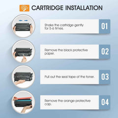 CF258A 58A Toner Cartridge Black M404n Compatible for HP 58A CF258A 58X CF258X Toner for HP LaserJet Pro M404n M404dn M404dw M404 MFP M428fdw M428fdn M428dw Printer Ink High Yield 2 Pack with Chip