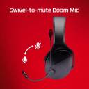HyperX Cloud Jet - Wireless Gaming Headset Dual Wireless & Bluetooth Signature HyperX Sound Swivel-to-mute Boom Mic Up to 25 hours of Playtime Intuitive Audio Controls , Black