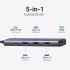 UGREEN USB C Hub, 5-in-1 USB-C Hub with 4K@60Hz HDMI, 100W Power Delivery, 3 USB-A 3.0 Data Ports, USB C Dock Adapter for MacBook Pro/Air, iPad Pro, Mac Mini, Surface, XPS, Thinkpad, Galaxy, and More