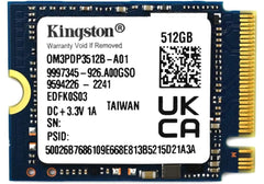 Kingston 512GB 2230 M.2 NVMe PCIe 3.0x4 SSD Solid State Drive Read/Write Speed - Up to 2400/1100 MB/s