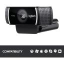 Logitech C922 Pro Stream Webcam 1080P for HD Video Streaming & Recording