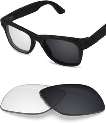 Photochromic Replacement Lenses Compatible with Ray-Ban Meta Wayfarer RW4006 | RW4012 (Gen 2) 50mm Smart Glasses