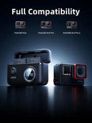 2 Packs 1750mAh Ace Pro 2 Battery and 18W Fast Dual Charger, Compatible with Insta360 Ace Pro 2/AcePro/Ace Action Camera