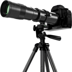 Telephoto Lens RF Lens for Canon, 420-800mm Manual Focus MF Zoom Lens for Canon EOS R, Ra, RP, R3, R5, R5 C, R6, R6 Mark II, R7, R8, R10, R50, R100 Mirrorless