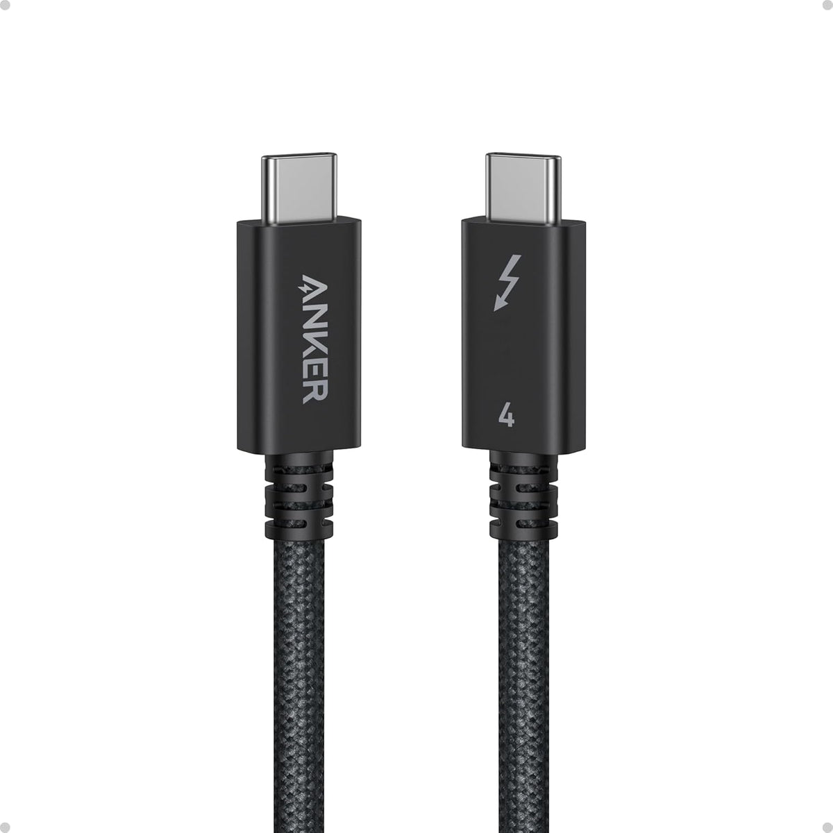 Anker Thunderbolt 4 Cable Ultra Fast Data Transfer (3.3 ft/ 240W/ 40 Gbps/ Braided)