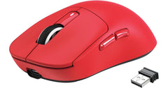 ATTACK SHARK X3 Wireless Gaming Mouse, 49g Ergonomic Computer Mouse, Triple Modes PAW3395 26K DPI Optical Sensor, 200h Battery Life, Programmable Buttons, Gaming Accessories for PC/Laptop/Mac (Red)