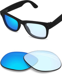 Photochromic Replacement Lenses Compatible with Ray-Ban Meta Wayfarer RW4008 | RW4012 (Gen 2) 53mm Smart Glasses