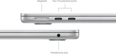 2024 MacBook Air 13-inch Laptop with M3 chip: 8GB Memory, 256GB Storage; Silver with AppleCare+ (3 Years)