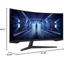SAMSUNG 34" Odyssey G5 UWQHD (3440 X 1440) VA, HDR10 Gaming Monitor with 1000R Curved Screen, 165Hz, 1ms, FreeSync Premium