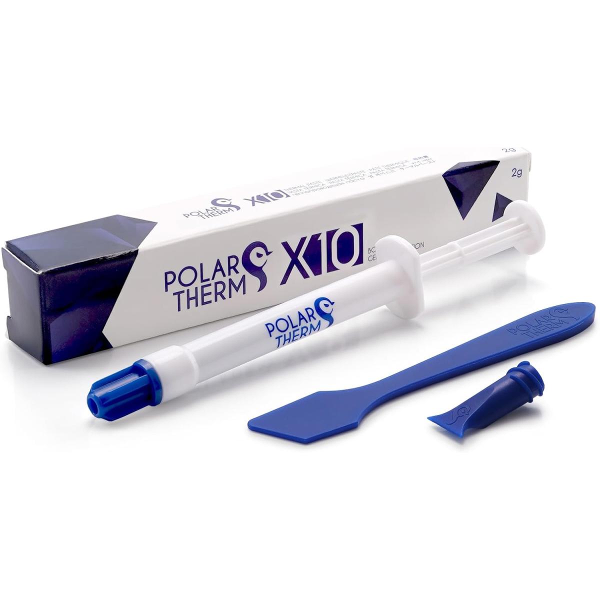 Polartherm X10 By Thermal Grizzly (2g) Extreme Performance Thermal Past For CPU & GPU, Non-Conductive Thermal Grease | Polartherm X10 2g |