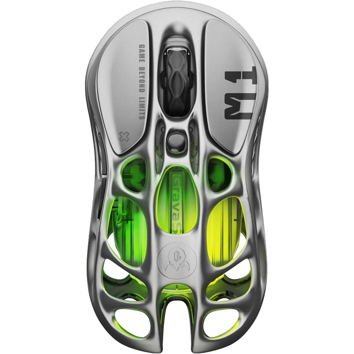 GRAVASTOR GravaStar Mercury M1 Pro Wireless Gaming Mouse - 26, 000 DPI PAW3395DM Sensor • Lightweight Magnesium Alloy • 4K Polling Rate