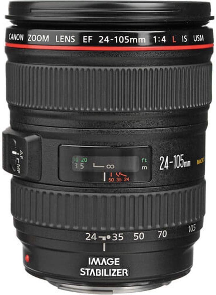 EF 24-105mm f/4 L is USM Lens for Canon EOS SLR Cameras - White Box (Bulk Packaging)