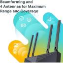 TP-Link Smart WiFi 6 Router Archer AX10 – Up to 1501Mb/s Router 802.11ax, 4x Antennas 4x Lan Ports, 2.4 & 5 Ghz, MU-MIMO, Parental Controls, High-Performance- 1 Year Warranty
