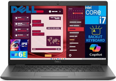 Dell Latitude 3450 Business Laptop 14.0" IPS FHD Display, Intel i7-1355U, 16GB DDR5, 512GB SSD, Intel Iris Xe, Backlit KB, WiFi 6E, Webcam, Bluetooth 5.3 - Gray
