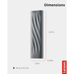 Lenovo USB 3.2 solid state drive for data storage
