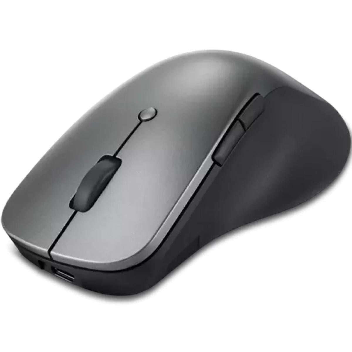 Lenovo Professional Bluetooth Rechargeable Full Size 4000 DPI Programmable Keys Mouse - Gray