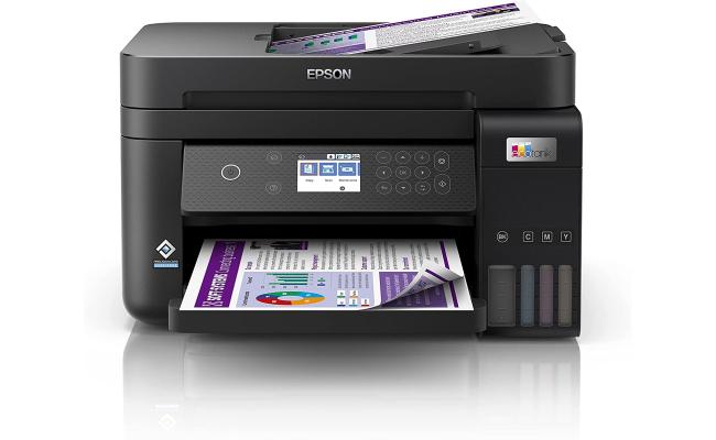 Epson Ecotank L6270 3 In 1 Office Ink Tank Printer A4 Colour Printer W/ Adf Wi Fi & Lcd Screen Black Epson Ecotank L6270 3 In 1 Office Ink Tank Printer A4 Colour Printer W/ Adf Wi Fi & Lcd Screen Black