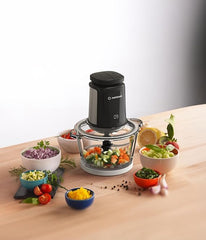 NC-CH1200 NutriCook Chopper, 500 Watts, 1.2 Liters, 4 Blades
