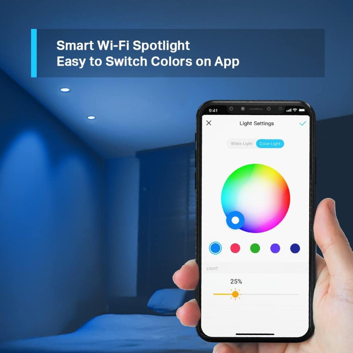 TP - Link RGB smart light bulb for smart home lighting