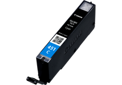 CANON CLI-451C Cyan Genuine Ink Cartridge, Prints Up to 304 A4 Pages