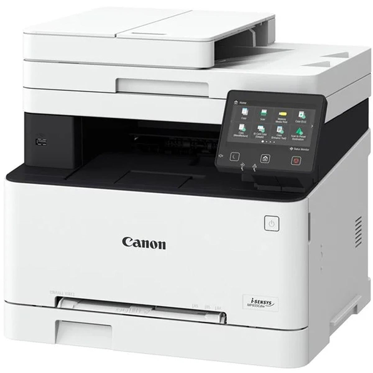 Canon I Sensys Mf655cdw Wireless & Duples 3 In 1 (print, Copy, Scan) Multifunion Colour Printer