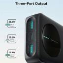 JOYROOM JR-PBF14 Pro Power Bank 20000mAh, 22.5W PD/QC Fast Charge, Bi-directional Type-C Port, 3-Device Simultaneous Charging (2 USB-A and 1 Type-C) - 18 Month Warranty