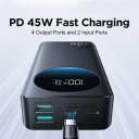 JOYROOM JR-PBF02 Pro 20000mAh 45W Ultra Fast Charging Powerbank, Dual USB-C & USB-A, LED Digital Display - 18 Months Warranty