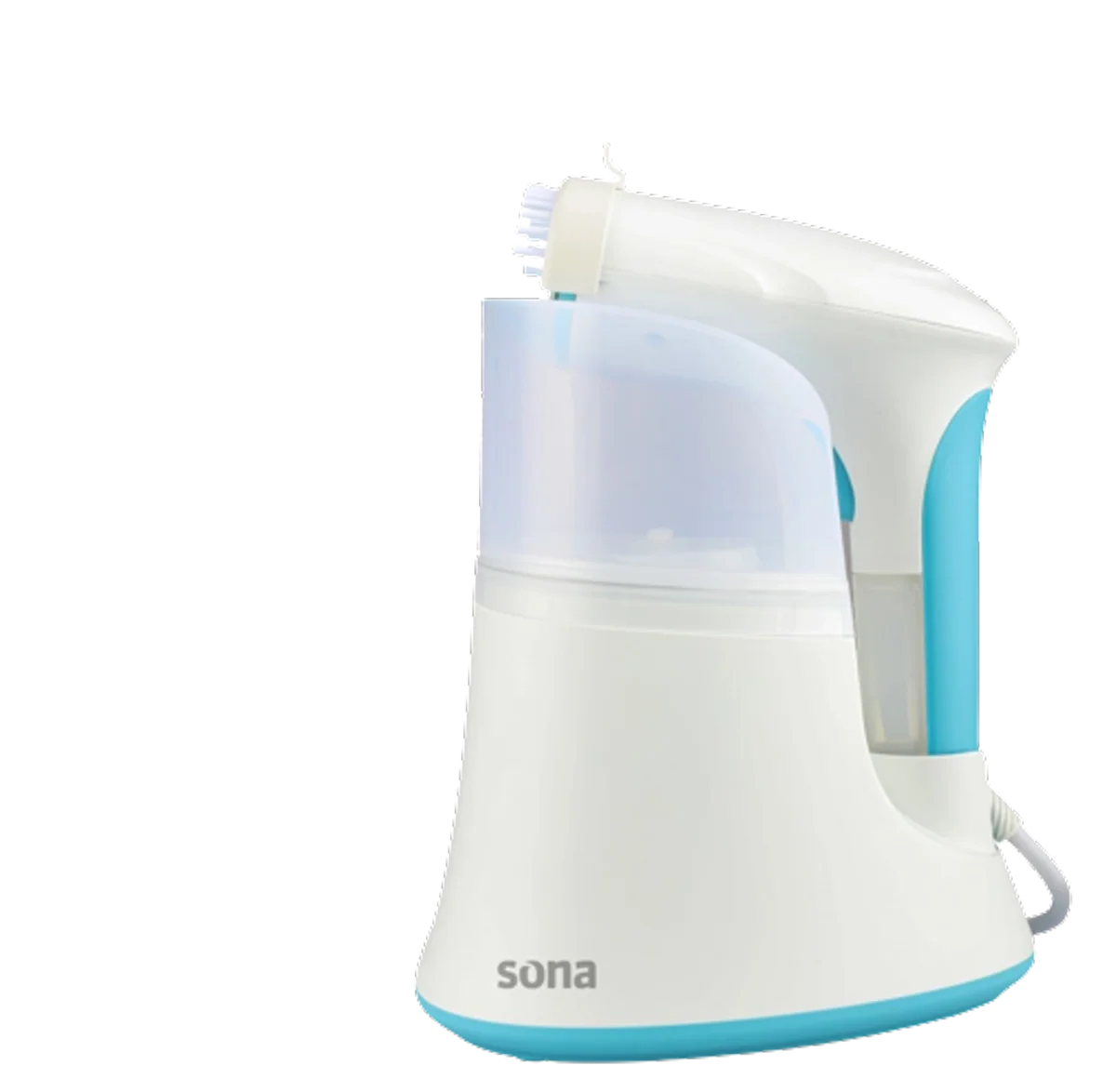Sona Portable Garment Steamer, 700Ml, 1200Watts, White - SHS 1009