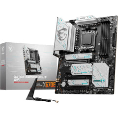 Msi X670e Gaming Plus Wifi 6e Am5 Ddr5 Atx Supports Amd Ryzen 7000 Series Processors Pcie 5.0 X16 3x M.2 Gen5 - CompuMe