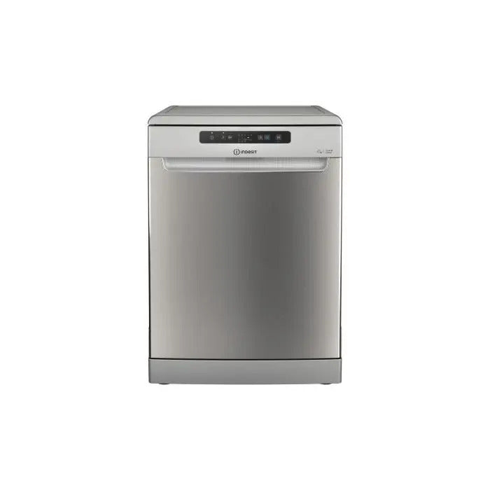 Indesit Free Stand Dishwasher A+, 13Setsm 7Programs, PUSH&GO, Steel - DFC 2B+16 AC X