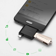 Ugreen 30453 2 In 1 Usb C And Micro Usb To Usb 3.2 5gbps Otg Adapter