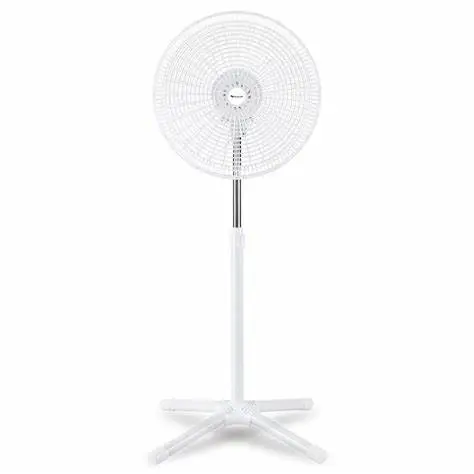 Spark line Plastic Stand Fan, 70Watts, 18Inch, White - SF1855RCA